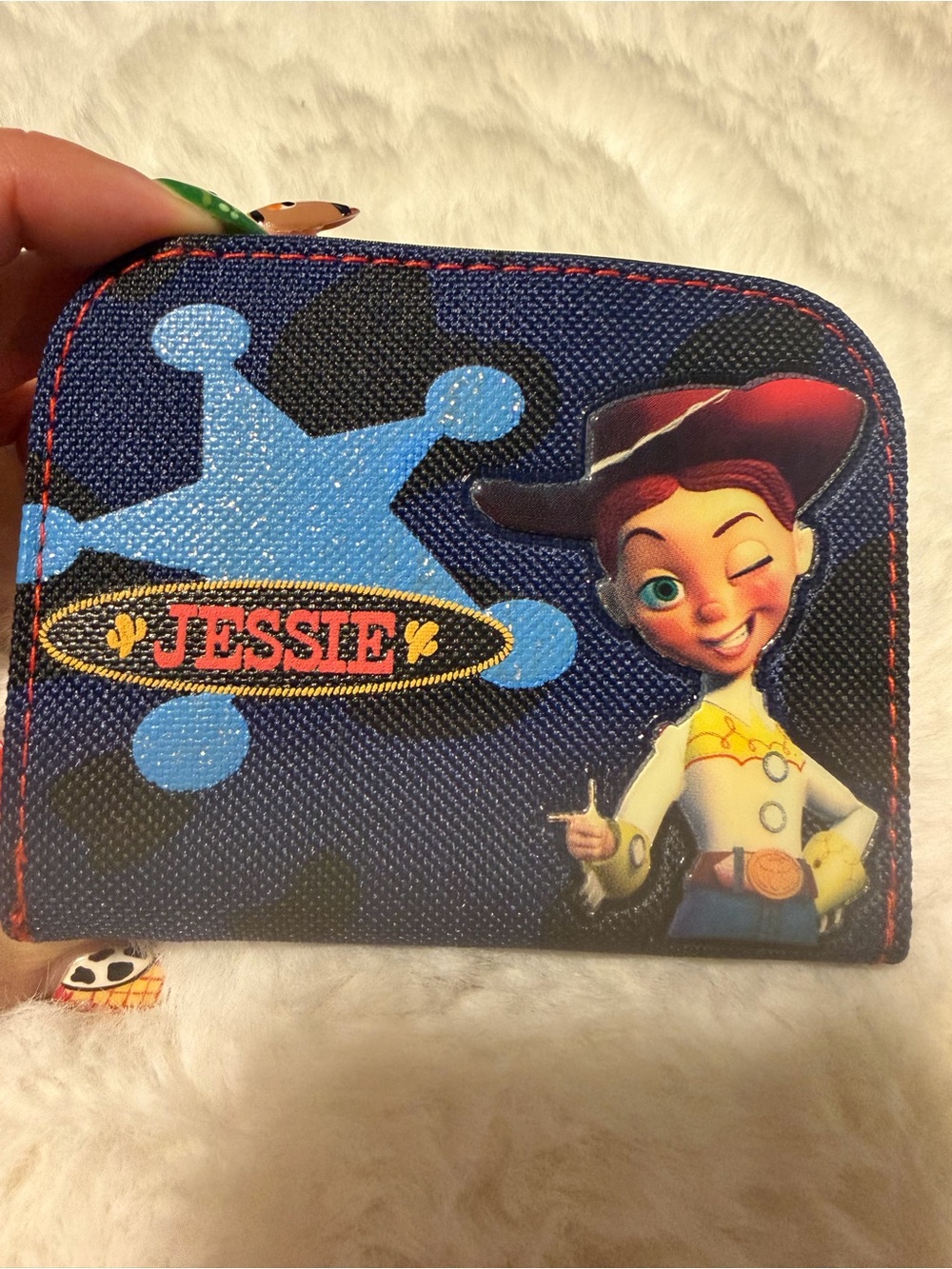 Disney Jessie Kids Blue Coin Pouch - Toy Story Wallet